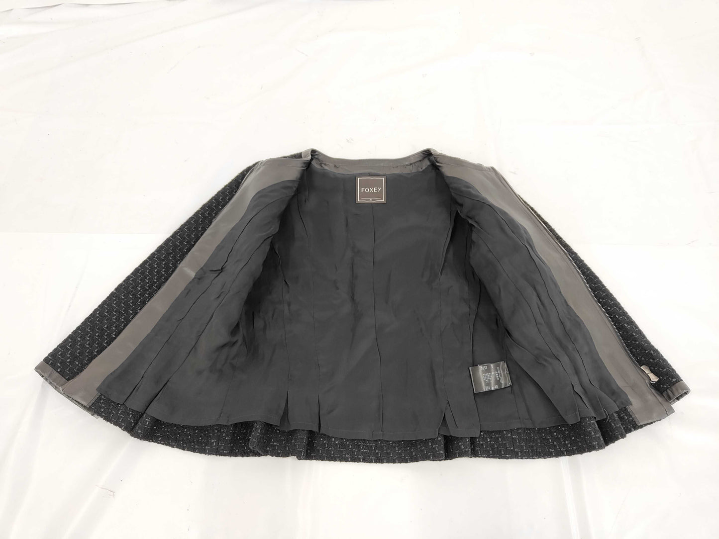 FOXEY Brand Apparel FOXEY Tweed Jacket Black Jacket Jacket