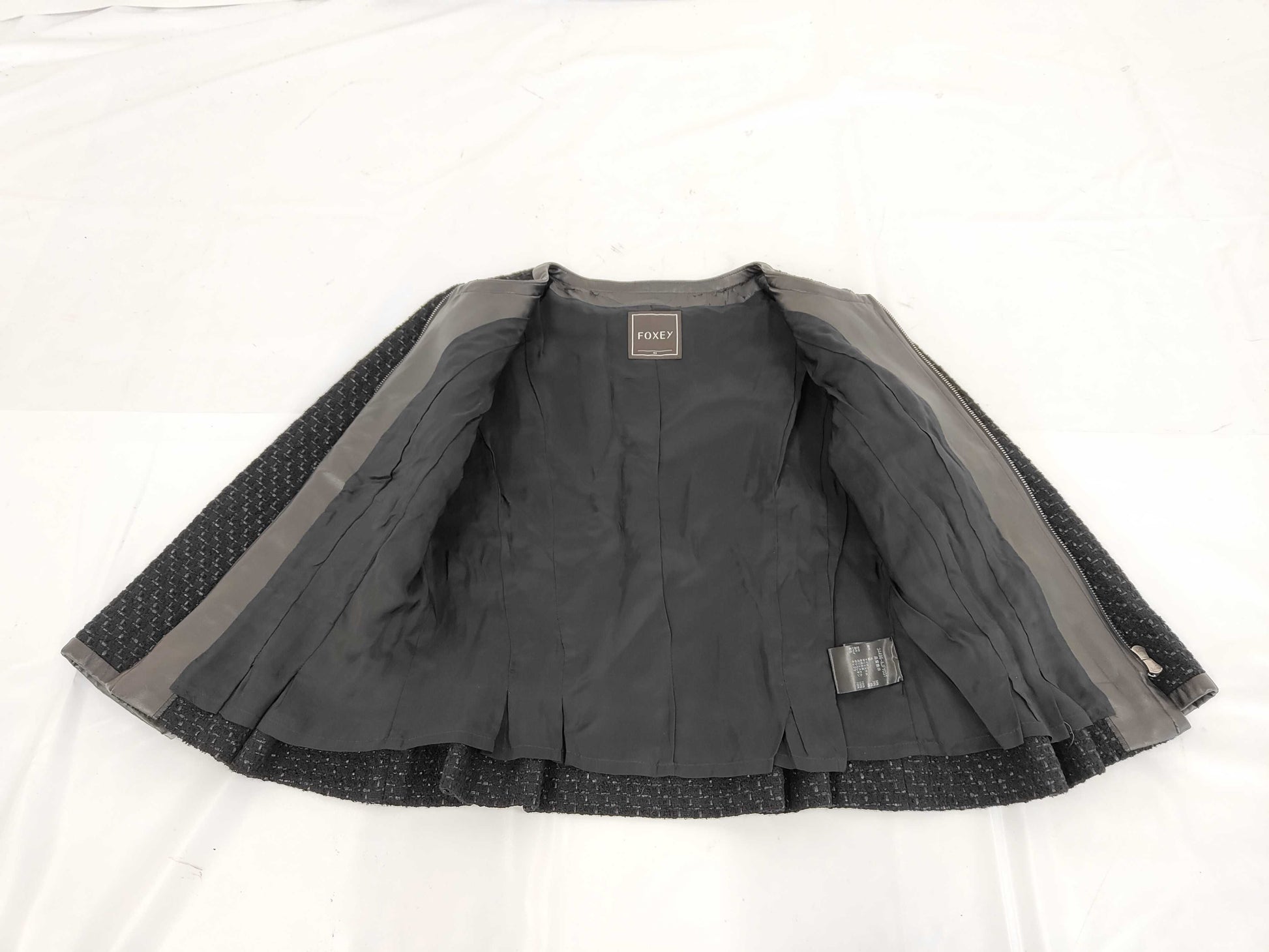 FOXEY Brand Apparel FOXEY Tweed Jacket Black Jacket Jacket