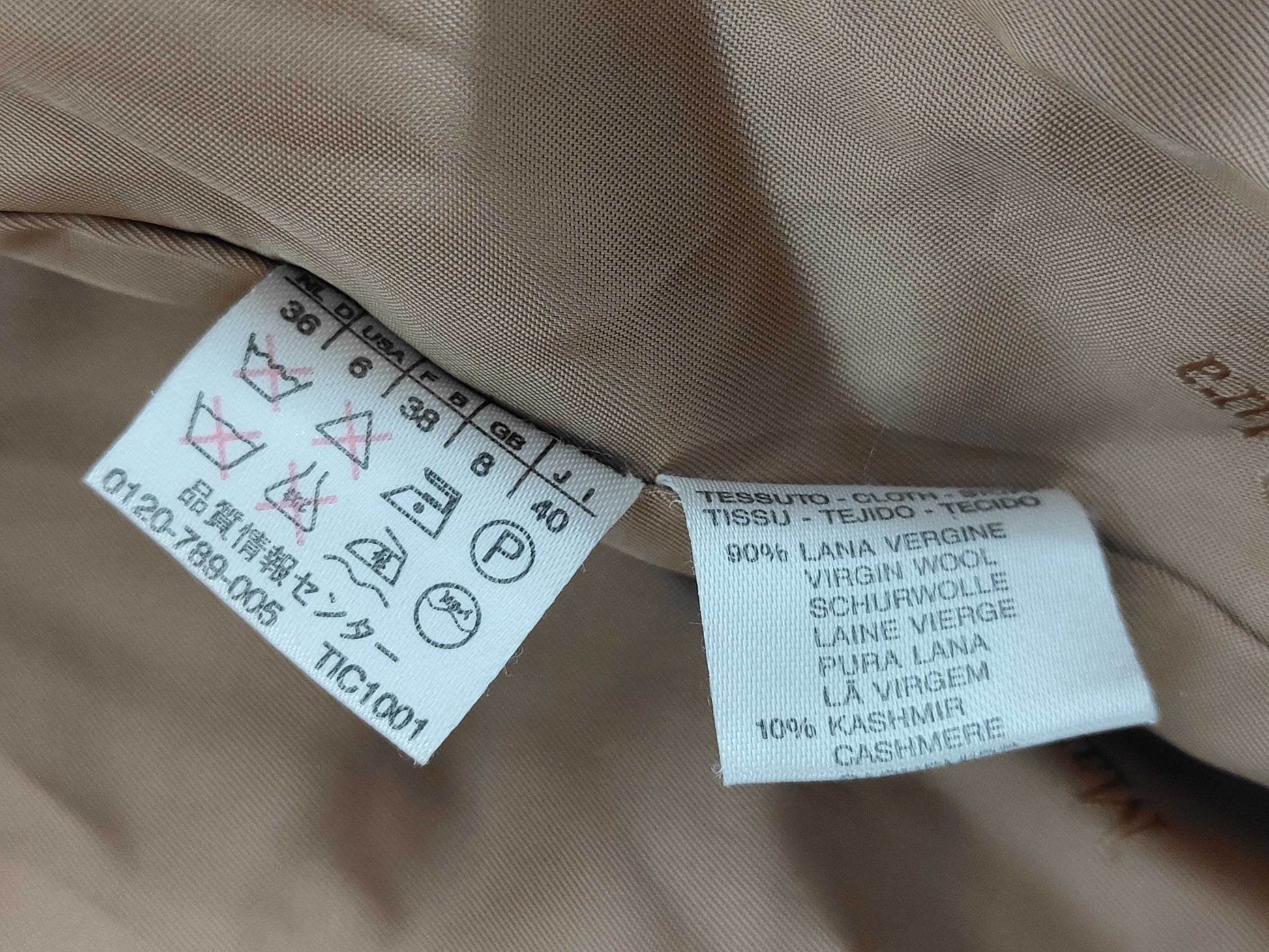 MaxMara Brand Apparel MaxMara MaxMara Long Coat Camel Cashmere Blend Size 40 Coat Coat Coat