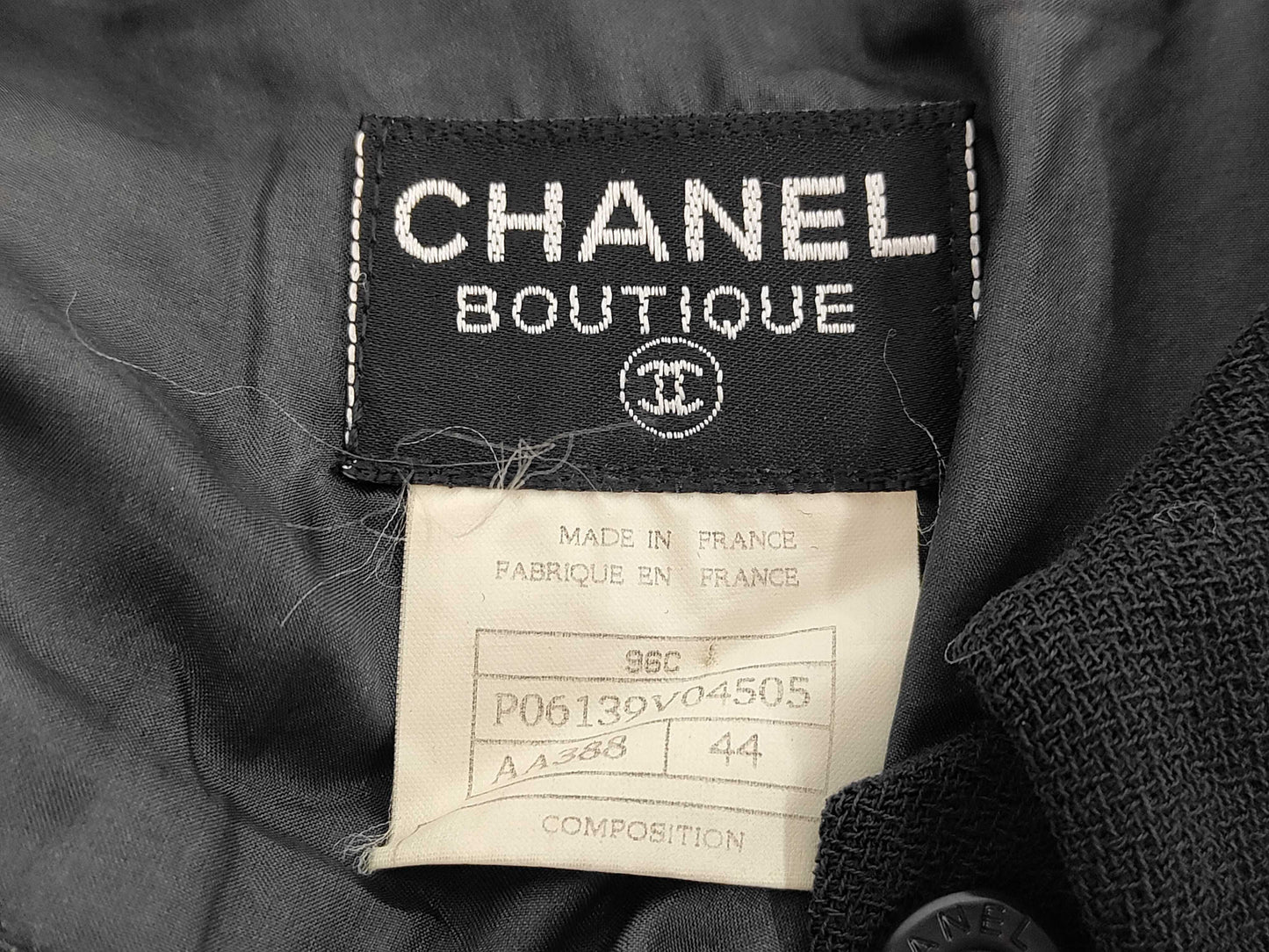 CHANEL Chanel Brand Apparel CHANEL Dress 96C Dress Dress