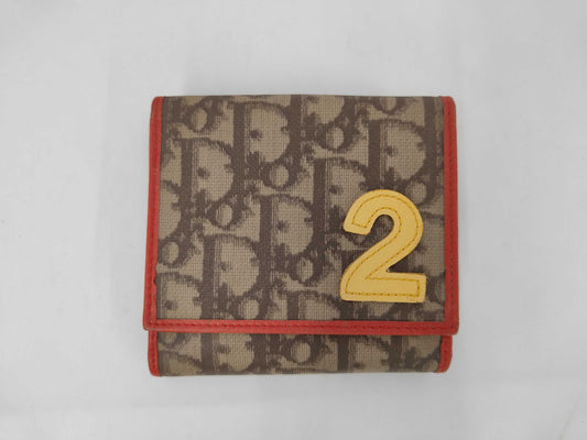 Dior Christian Dior Brand Bag Numbering Trotter Wallet