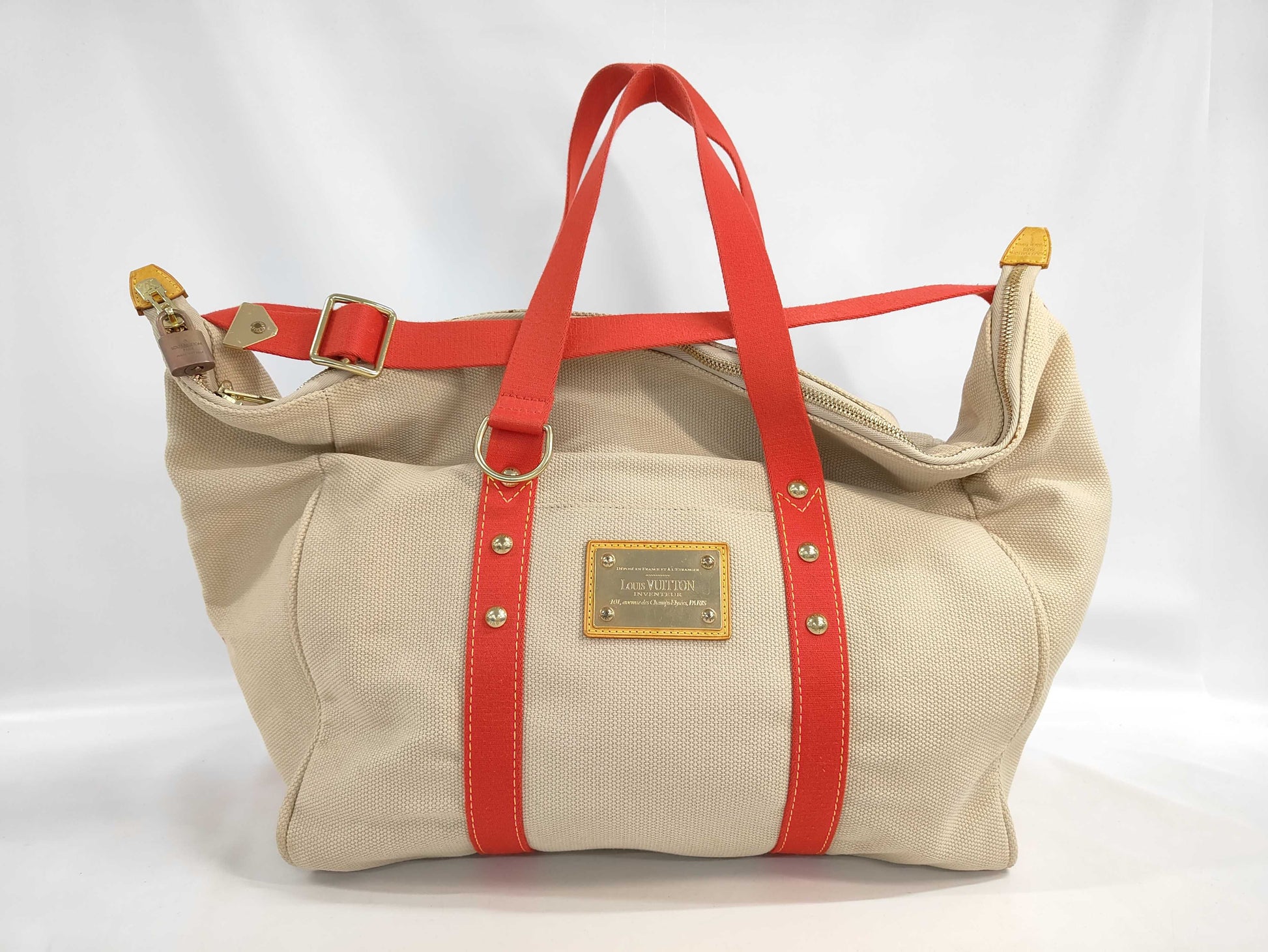 LOUIS VUITTON Antigua Sac Weekend 2-way Shoulder Bag M40029 FL0035 Handbag