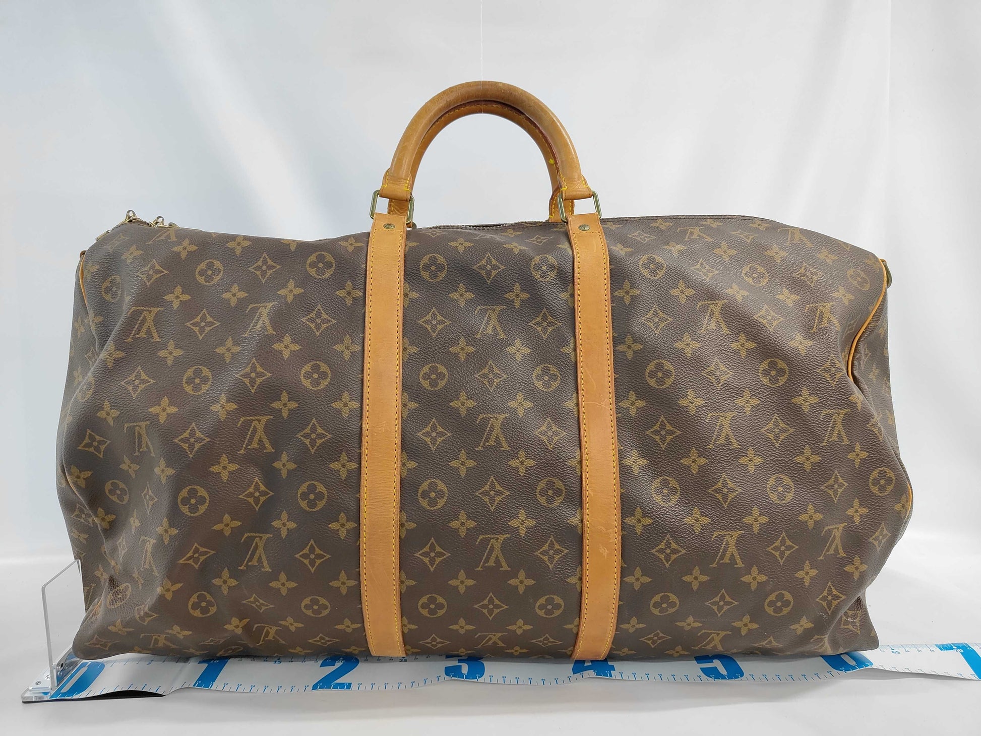 LOUIS VUITTON Monogram M41412 Keepall Bandouliere 60 Boston Bag VI8911