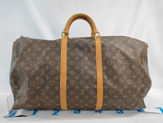 LOUIS VUITTON Monogram M41412 Keepall Bandouliere 60 Boston Bag VI8911