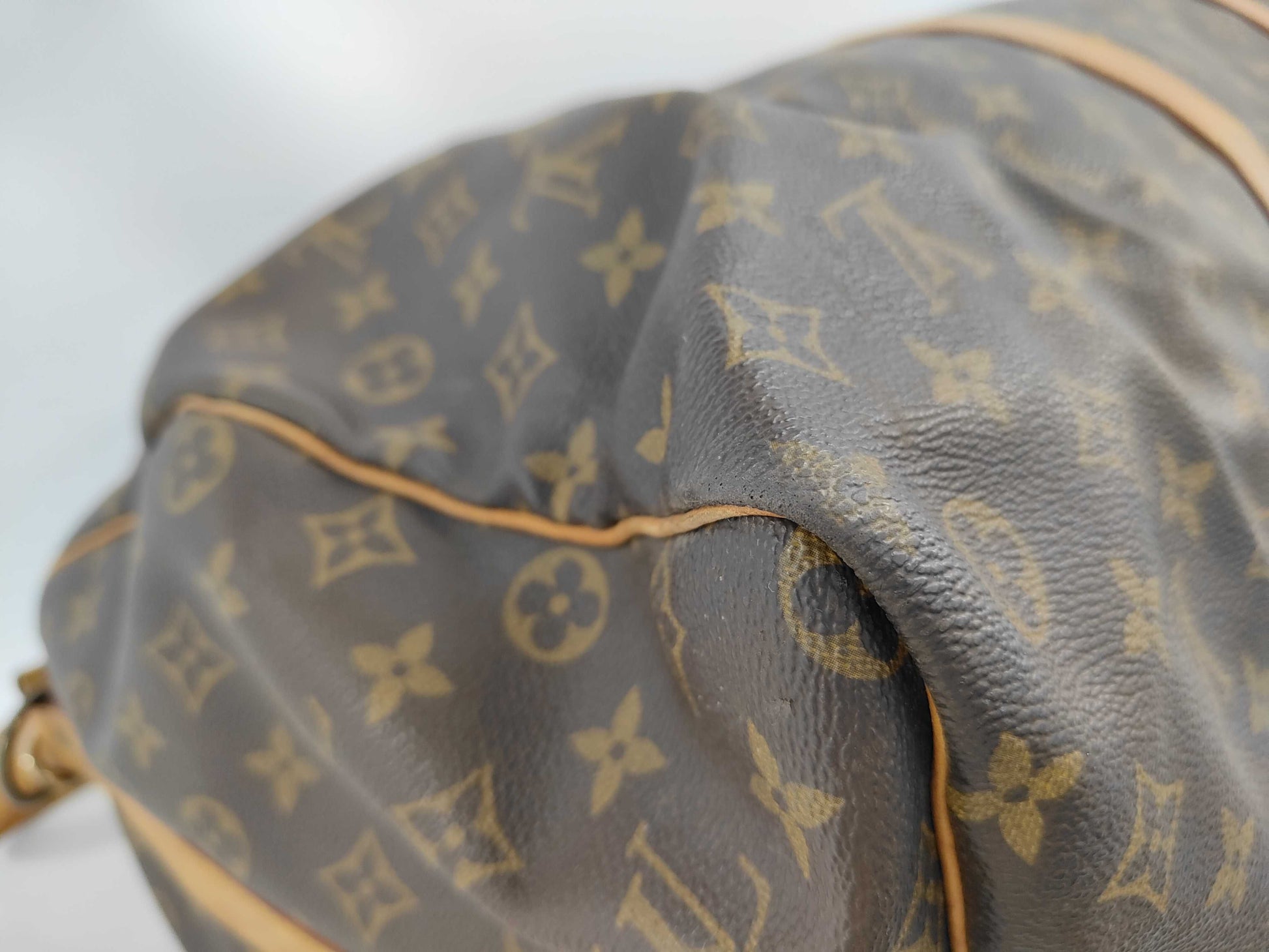 LOUIS VUITTON Monogram M41412 Keepall Bandouliere 60 Boston Bag VI8911