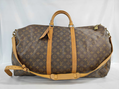 LOUIS VUITTON Monogram M41412 Keepall Bandouliere 60 Boston Bag VI8911