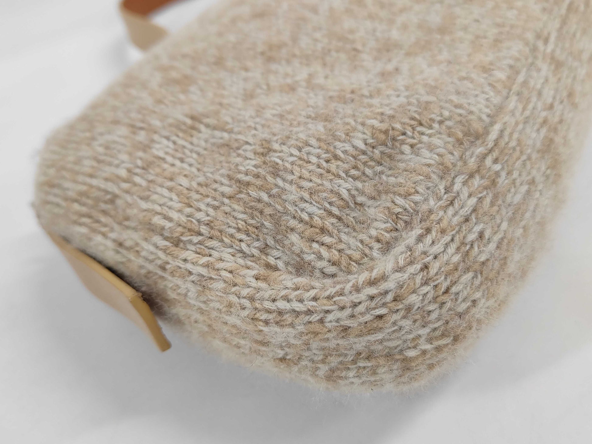 FENDI Mamma Bucket Wool Shoulder Bag