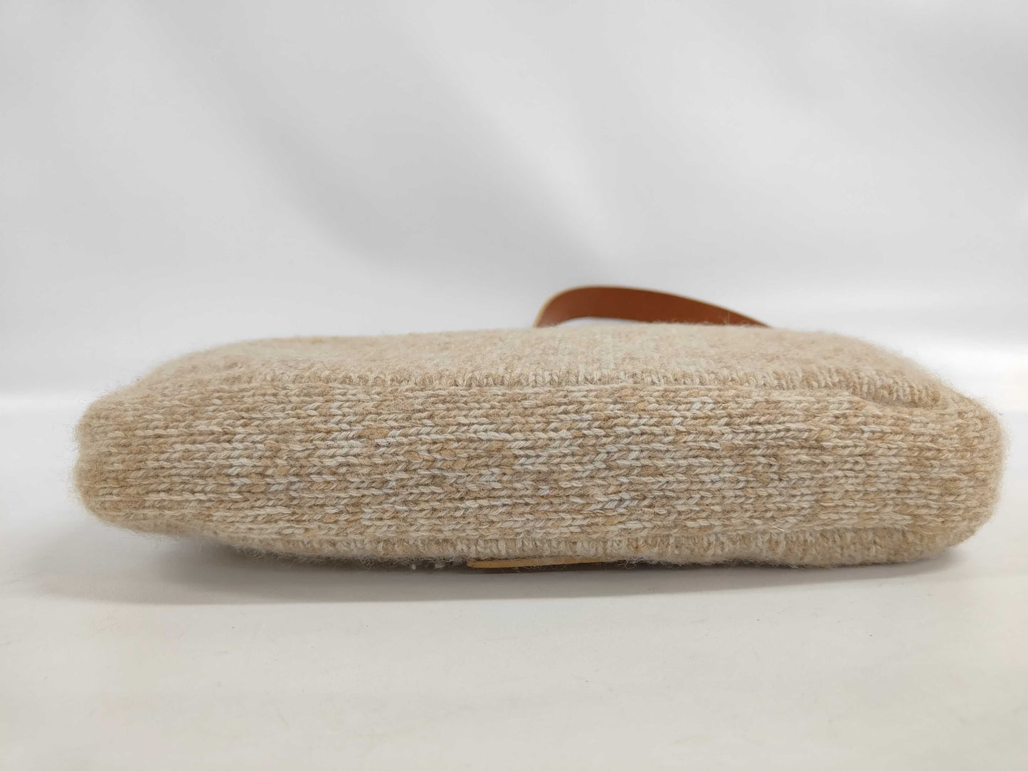 FENDI Mamma Bucket Wool Shoulder Bag