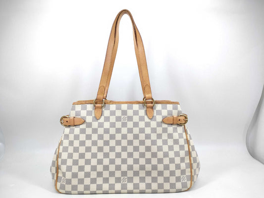 LOUIS VUITTON Damier Azur Batignolles Horizontal Tote Bag DU0120