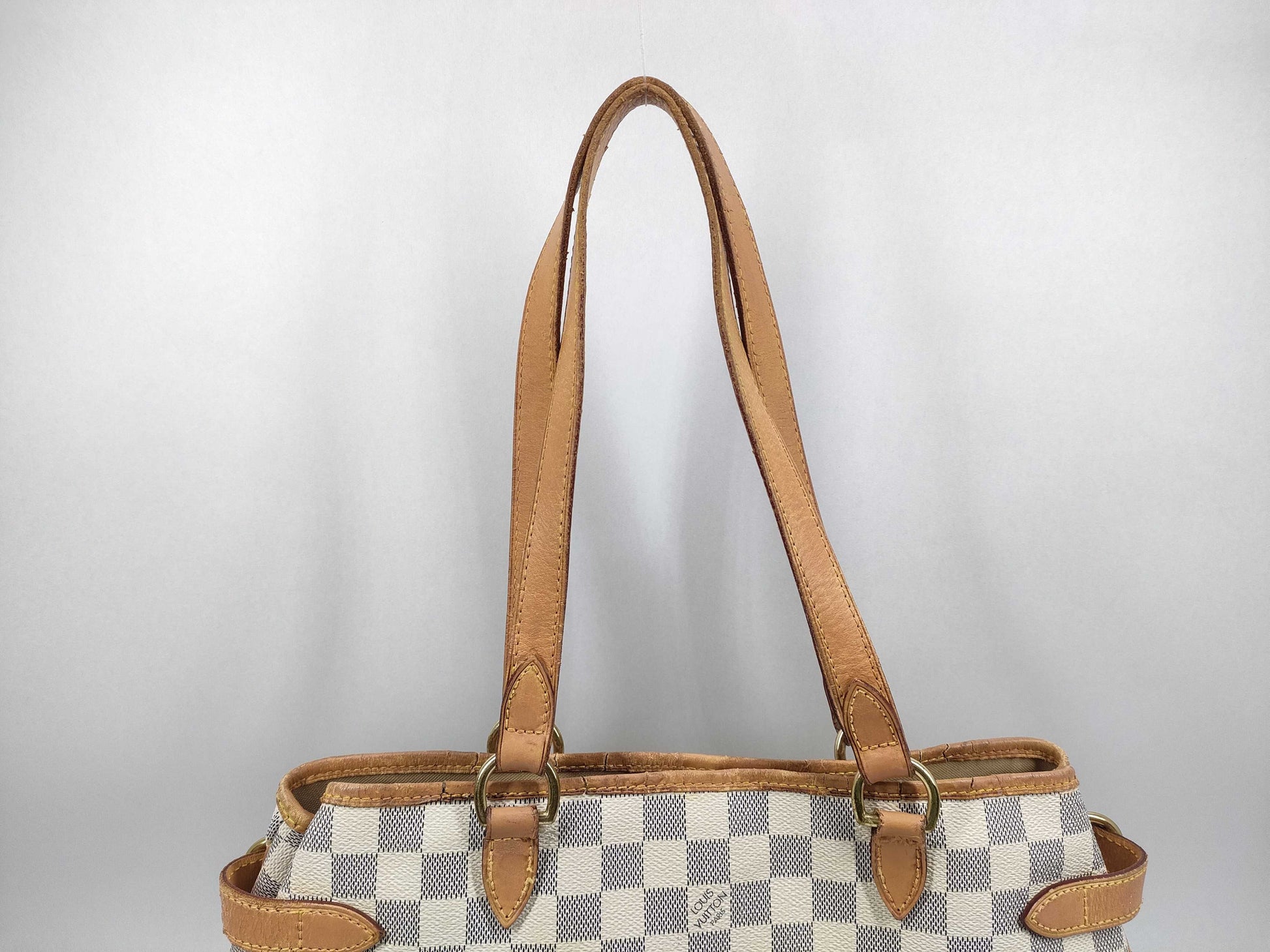 LOUIS VUITTON Damier Azur Batignolles Horizontal Tote Bag DU0120