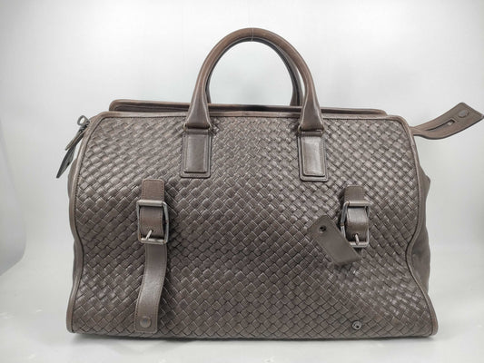 BOTTEGA VENETA Intrecciato Boston Bag