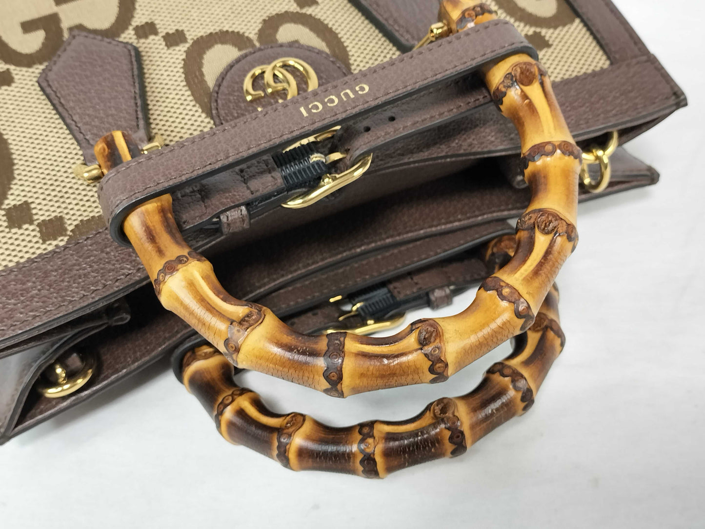 GUCCI Bamboo GUCCI 2-way bag handbag