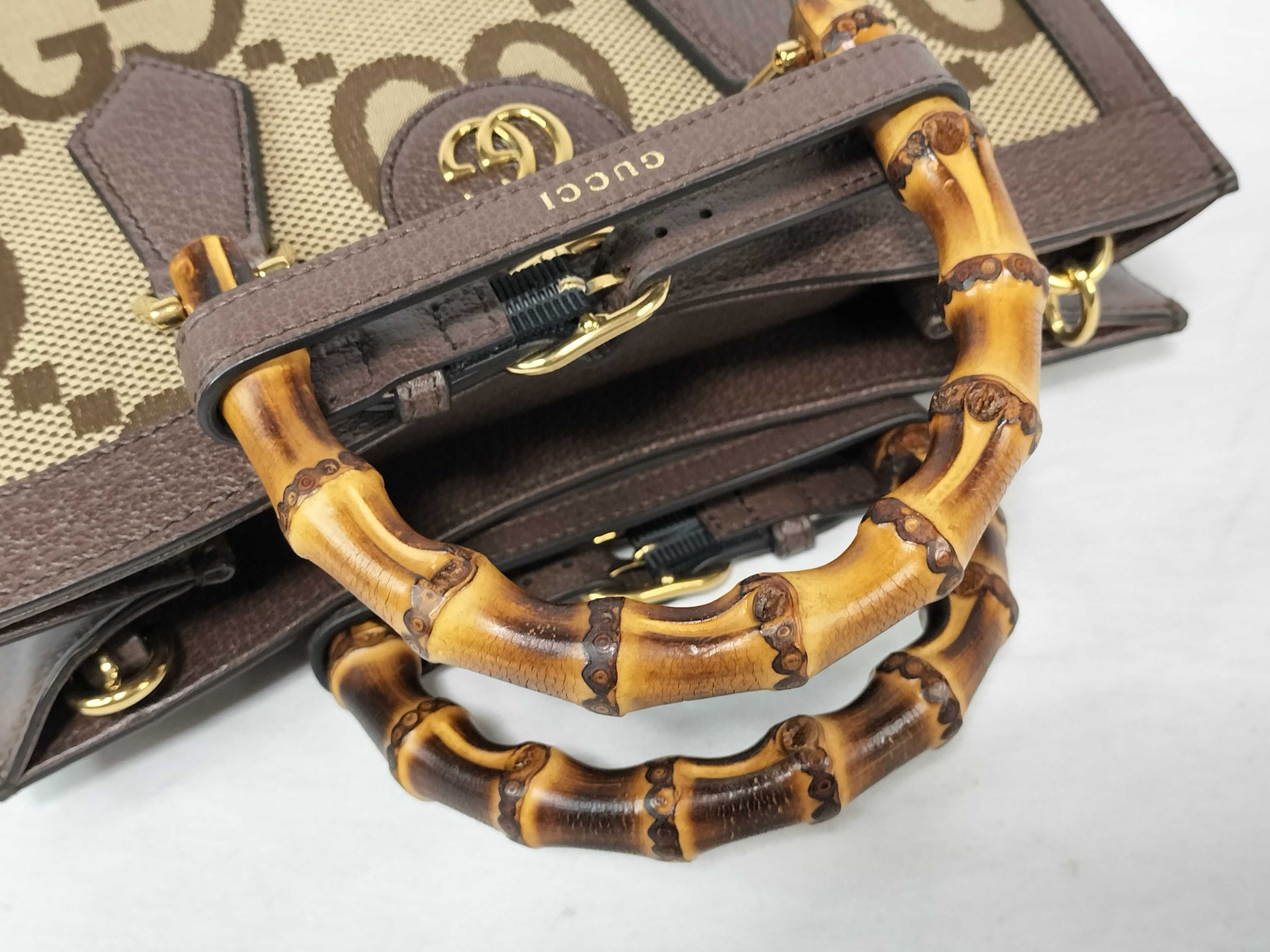 GUCCI Bamboo GUCCI 2-way bag handbag