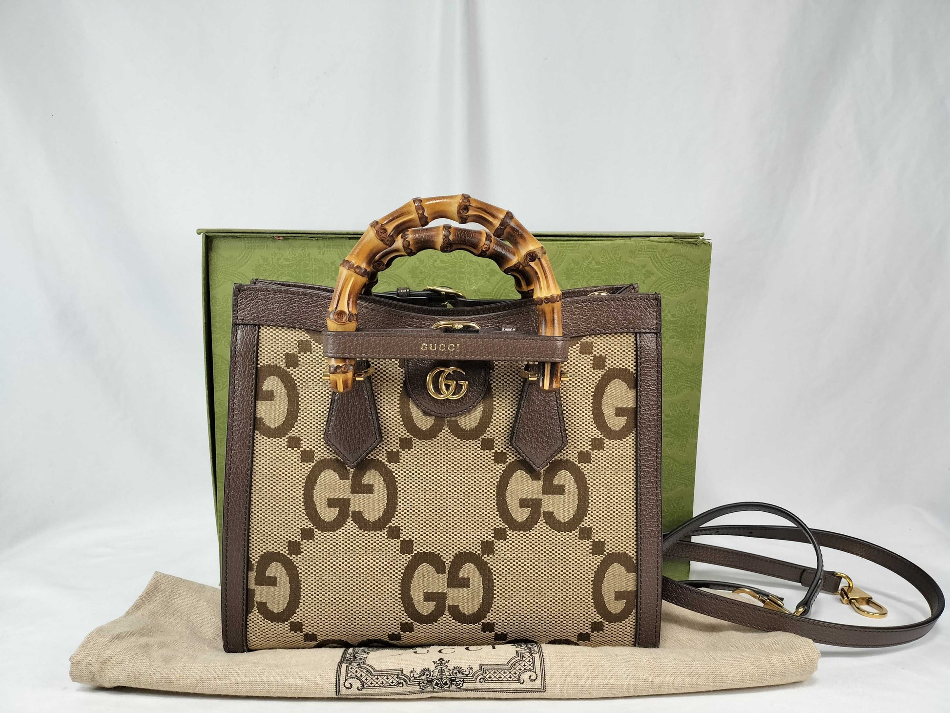 GUCCI Bamboo GUCCI 2-way bag handbag