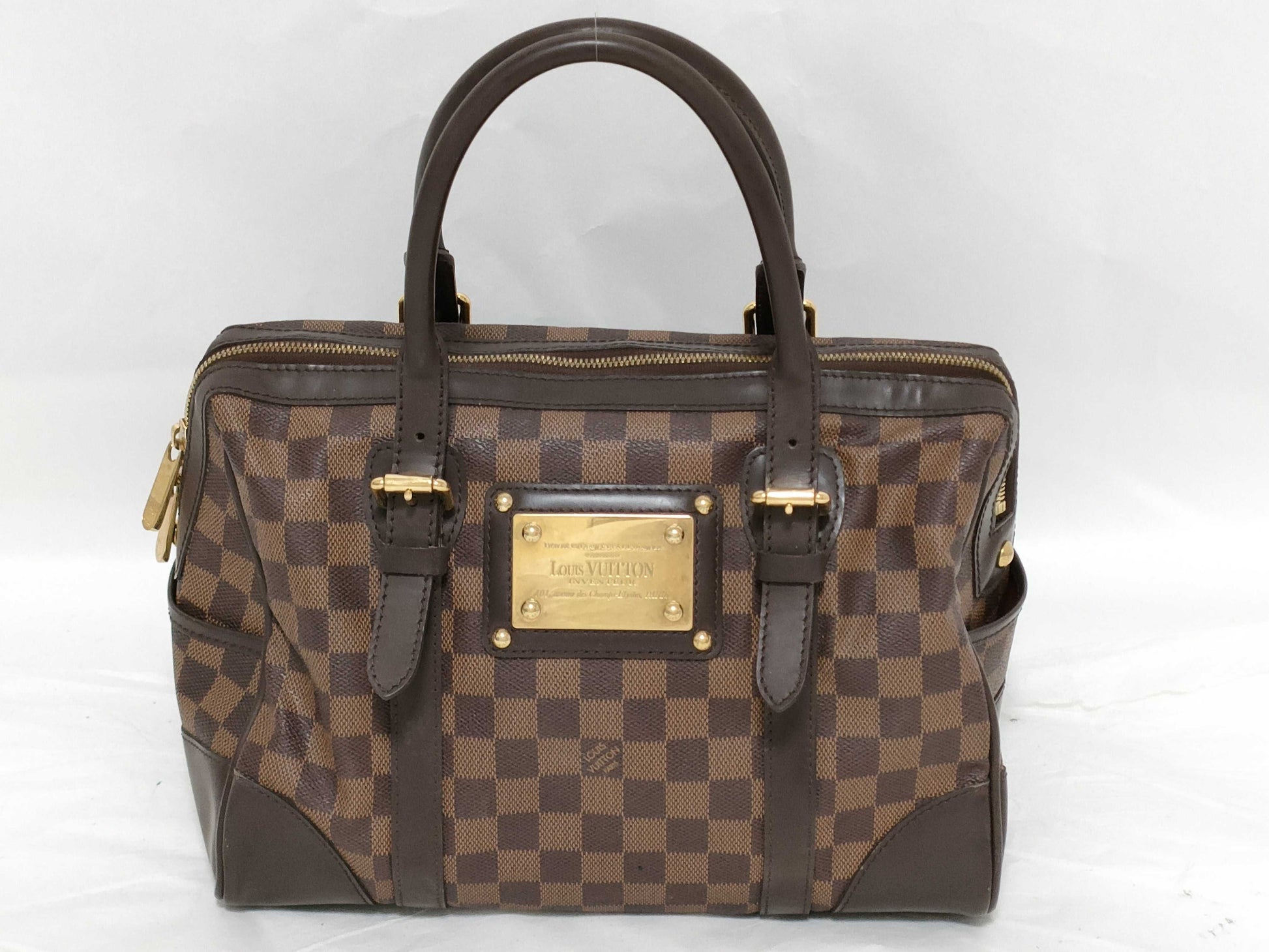 LOUIS VUITTON Damier FL4028 Boston Bag