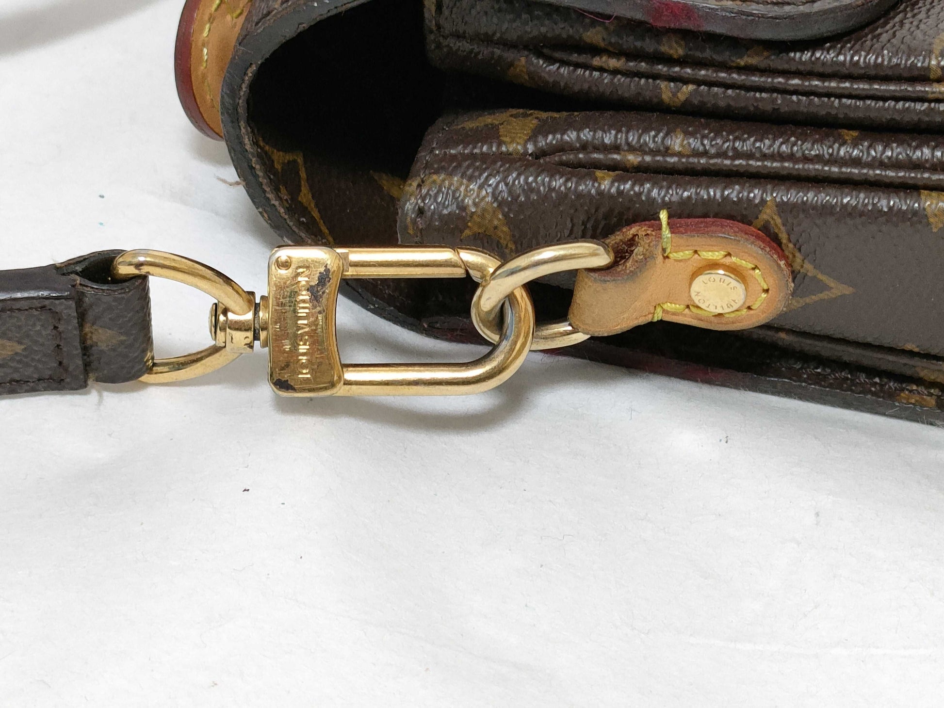 LOUIS VUITTON Monogram 2-way Bag DR1183 Handbag