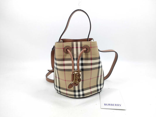 BURBERRY Drawstring Shoulder Bag