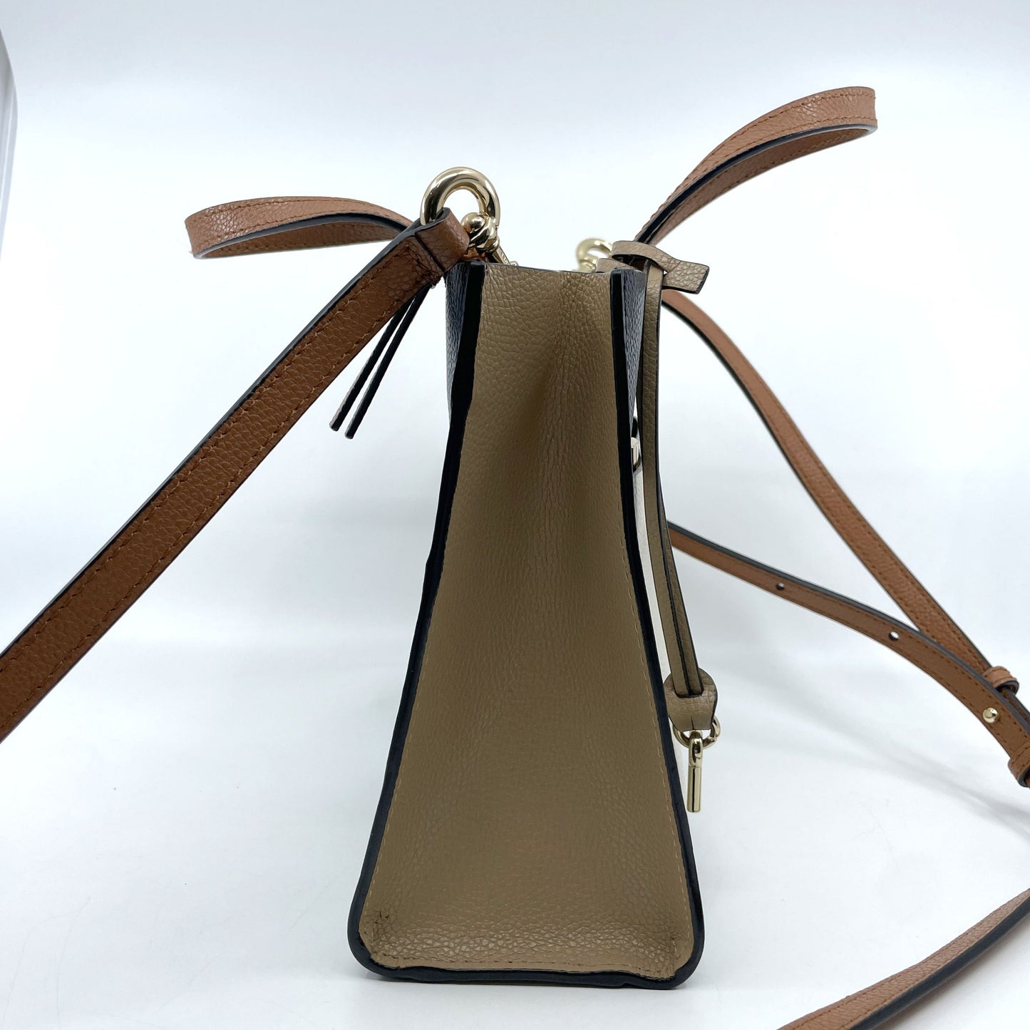 MARC JACOBS Mini Grind Colorblock Leather Tote Bag, 2-Way Tote Bag