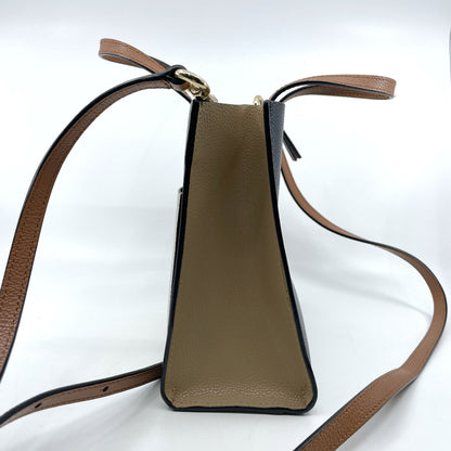 MARC JACOBS Mini Grind Colorblock Leather Tote Bag, 2-Way Tote Bag