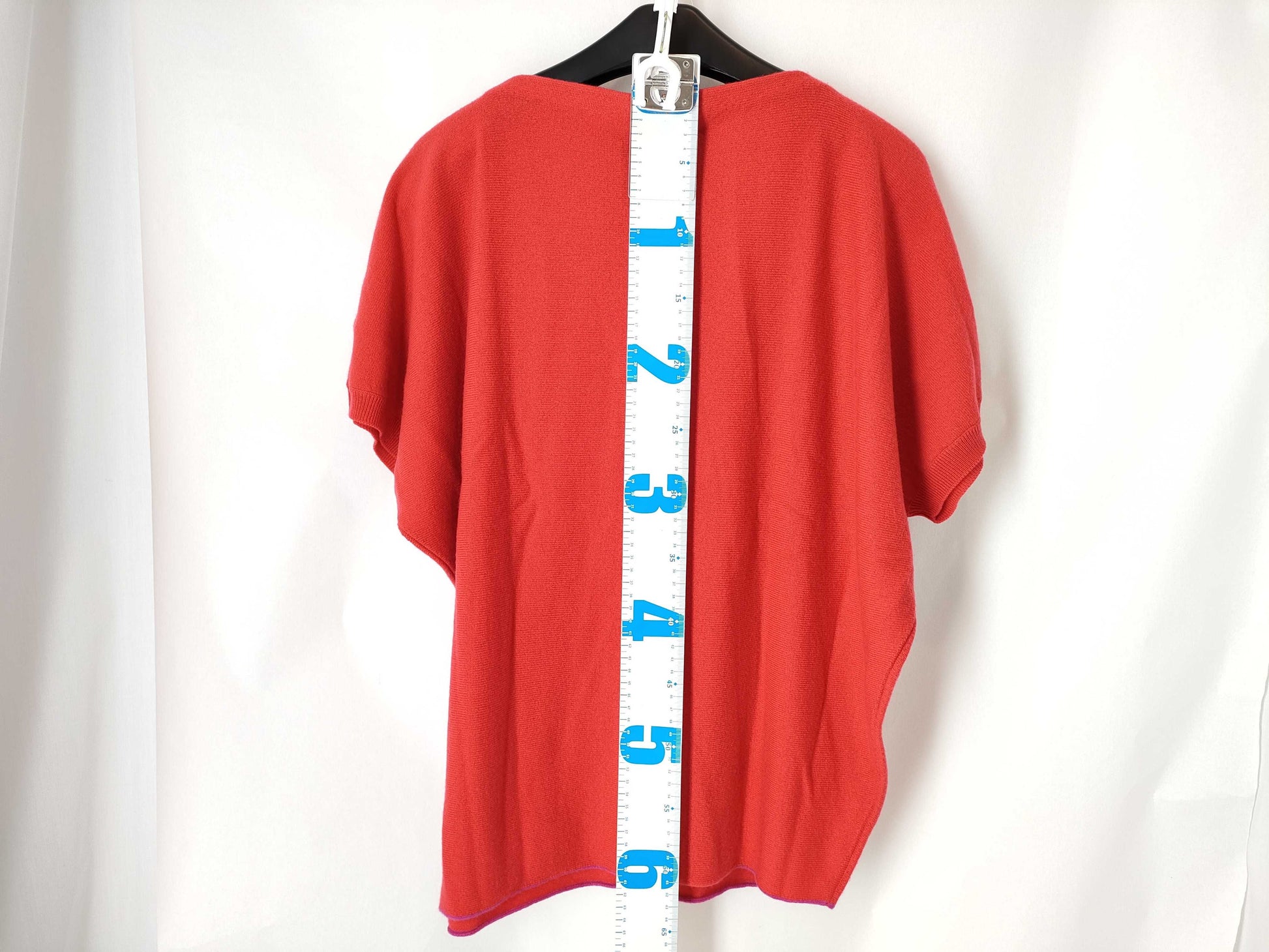 HERMES 100% Cashmere French Sleeve Poncho Knit #36 Tops