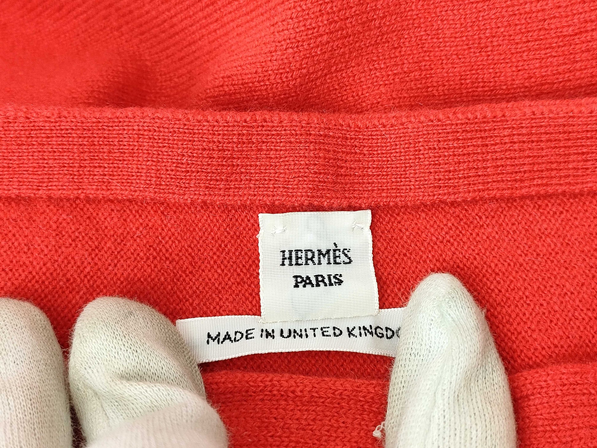 HERMES 100% Cashmere French Sleeve Poncho Knit #36 Tops