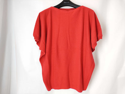 HERMES 100% Cashmere French Sleeve Poncho Knit #36 Tops