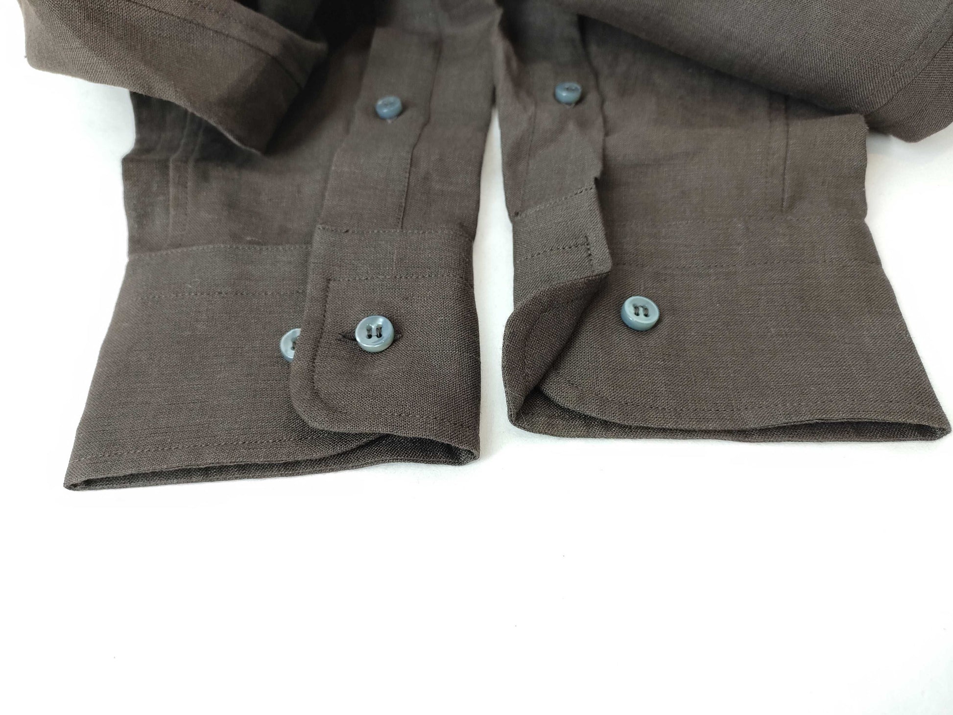 Loro Piana 100% Linen Brown Men's Medium Shirt