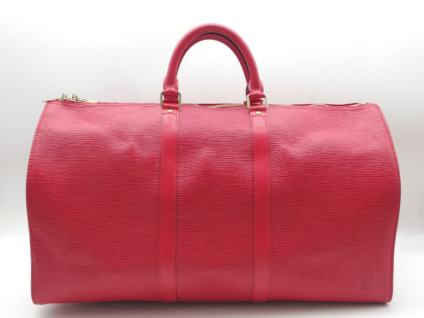 LOUIS VUITTON Epi Keepall 50 Boston Bag M42967