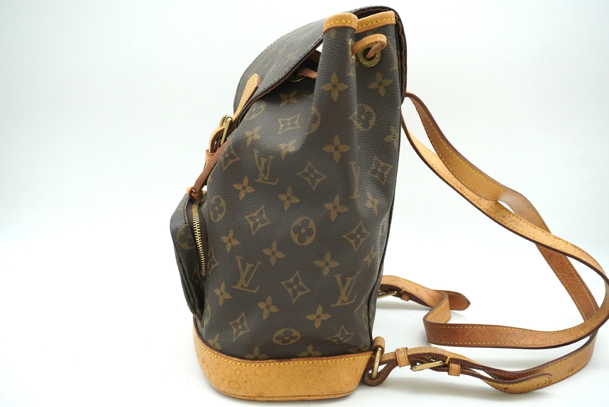 LOUIS VUITTON Monogram Montsouris MM M51136 Backpack