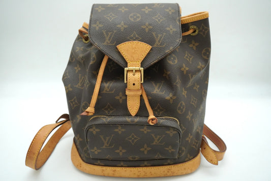 LOUIS VUITTON Monogram Montsouris MM M51136 Backpack