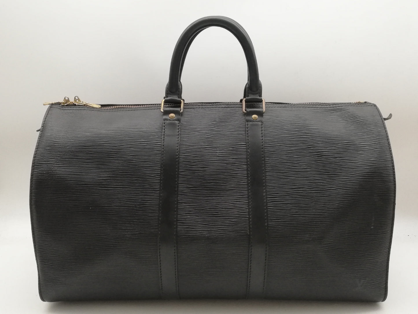 LOUIS VUITTON Epi Keepall 45 M59152 Noir Boston Bag