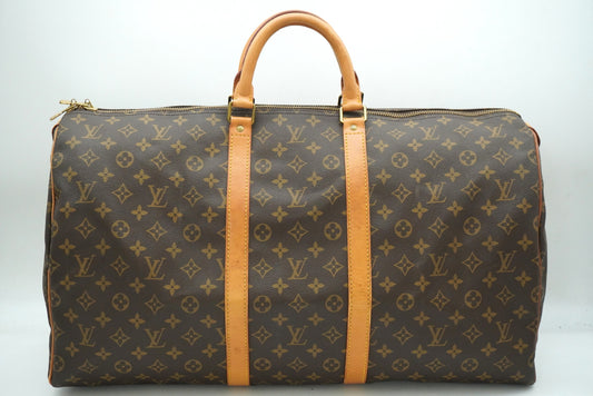 LOUIS VUITTON Monogram Keepall 55 M41424 Boston Bag
