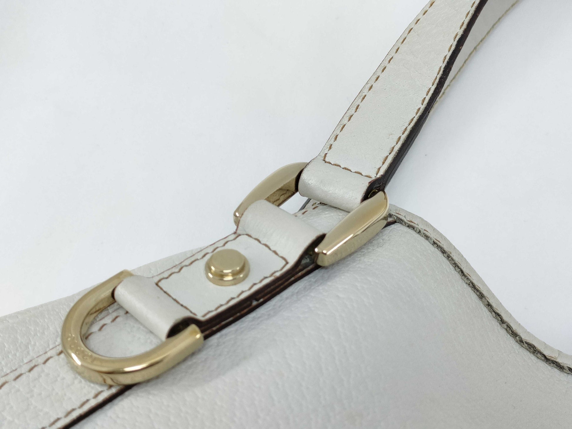 GUCCI Abbey White Tote Bag