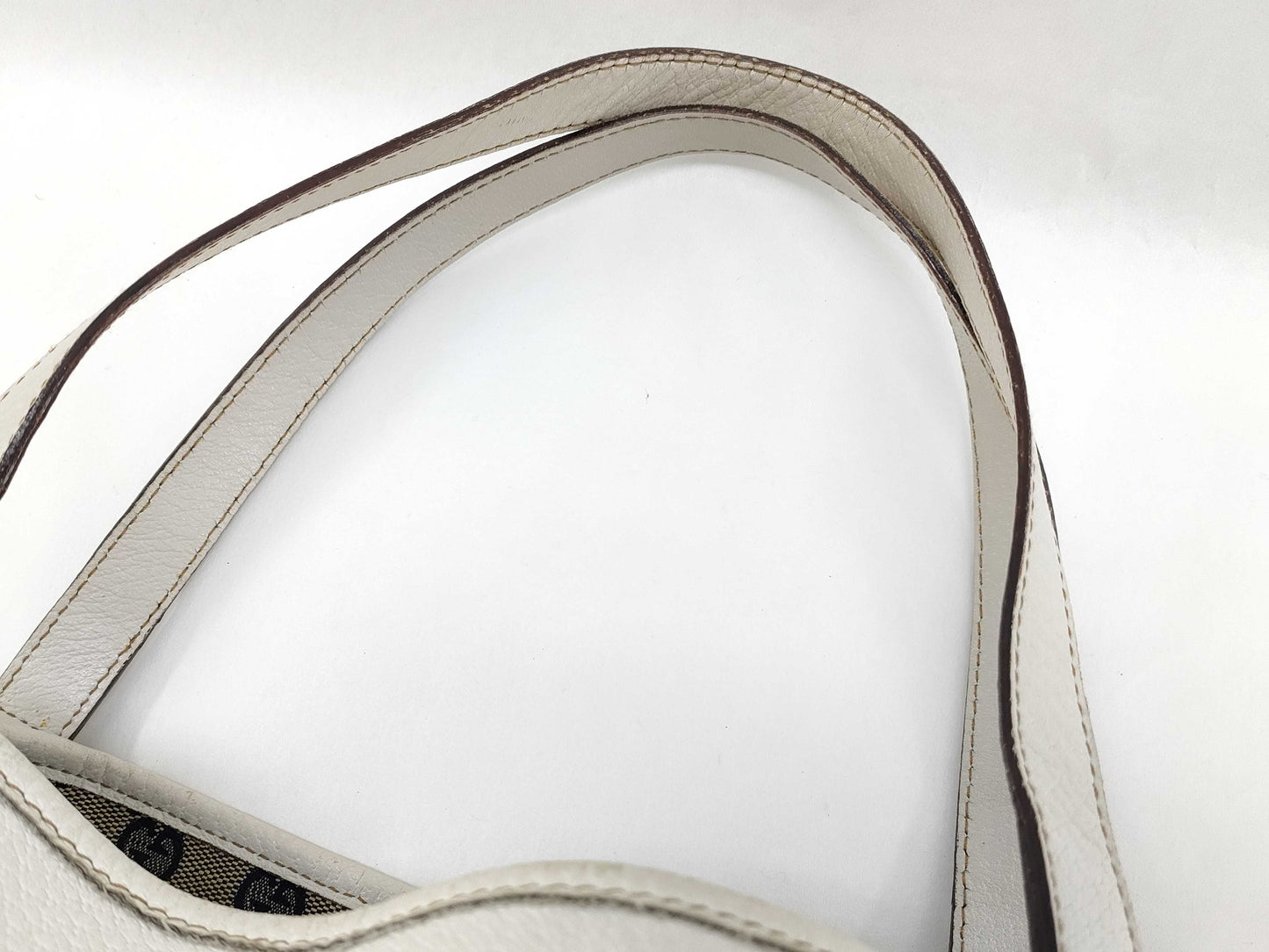 GUCCI Abbey White Tote Bag