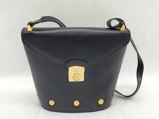 Salvatore Ferragamo black shoulder bag