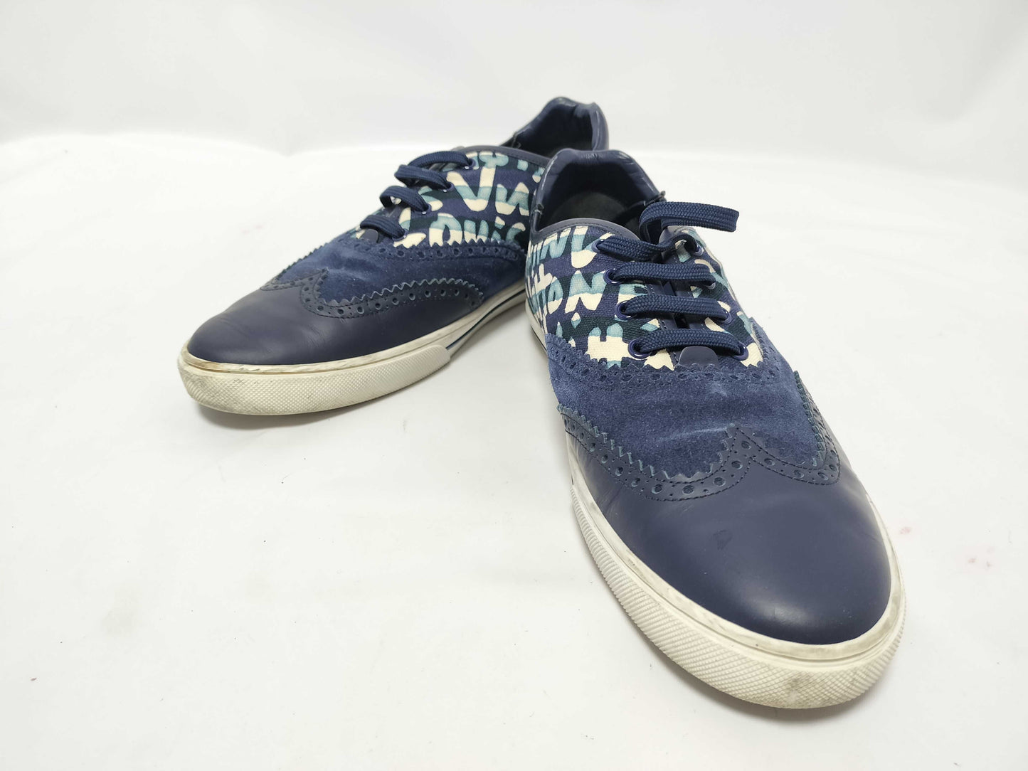 LOUIS VUITTON Sneakers Blue Size 8 Sneakers