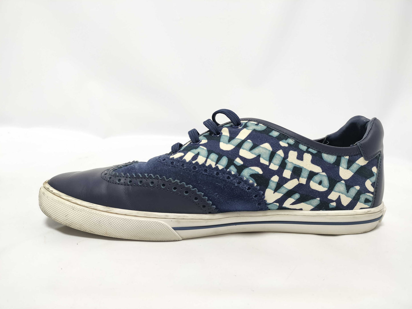 LOUIS VUITTON Sneakers Blue Size 8 Sneakers