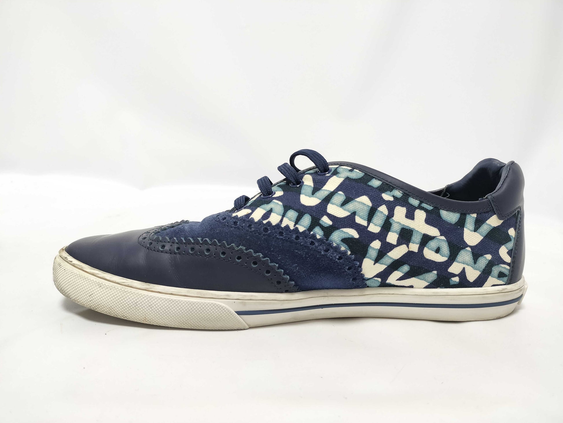 LOUIS VUITTON Sneakers Blue Size 8 Sneakers