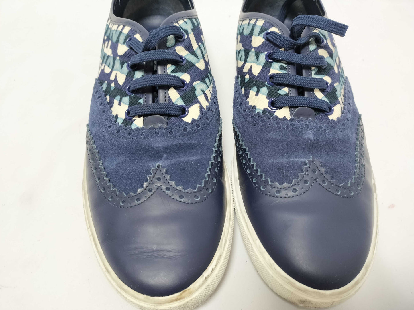 LOUIS VUITTON Sneakers Blue Size 8 Sneakers