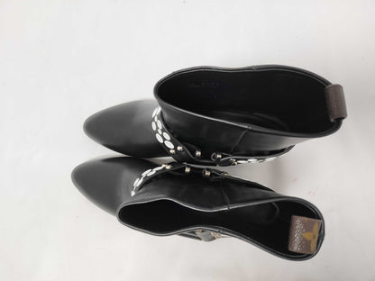 LOUIS VUITTON Short Boots Black Size 37 Other Shoes