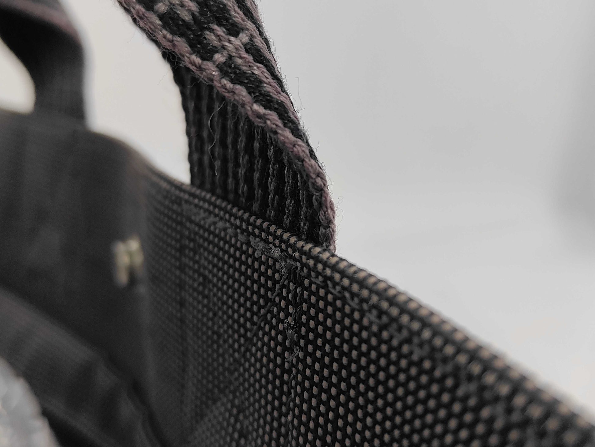 HERMES Air Line Tote PM Gray Bag