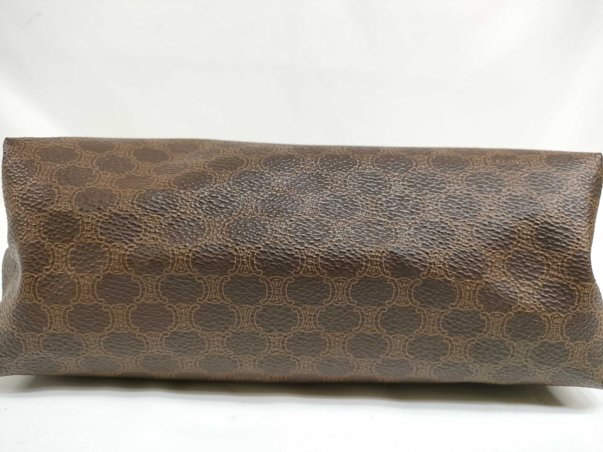 CELINE Macadam Pouch, Dark Brown