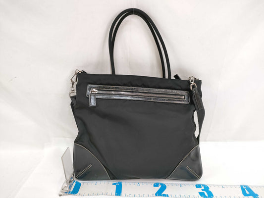 PRADA Nylon Prada Tessuto 2-Way Tote Bag Shoulder Bag