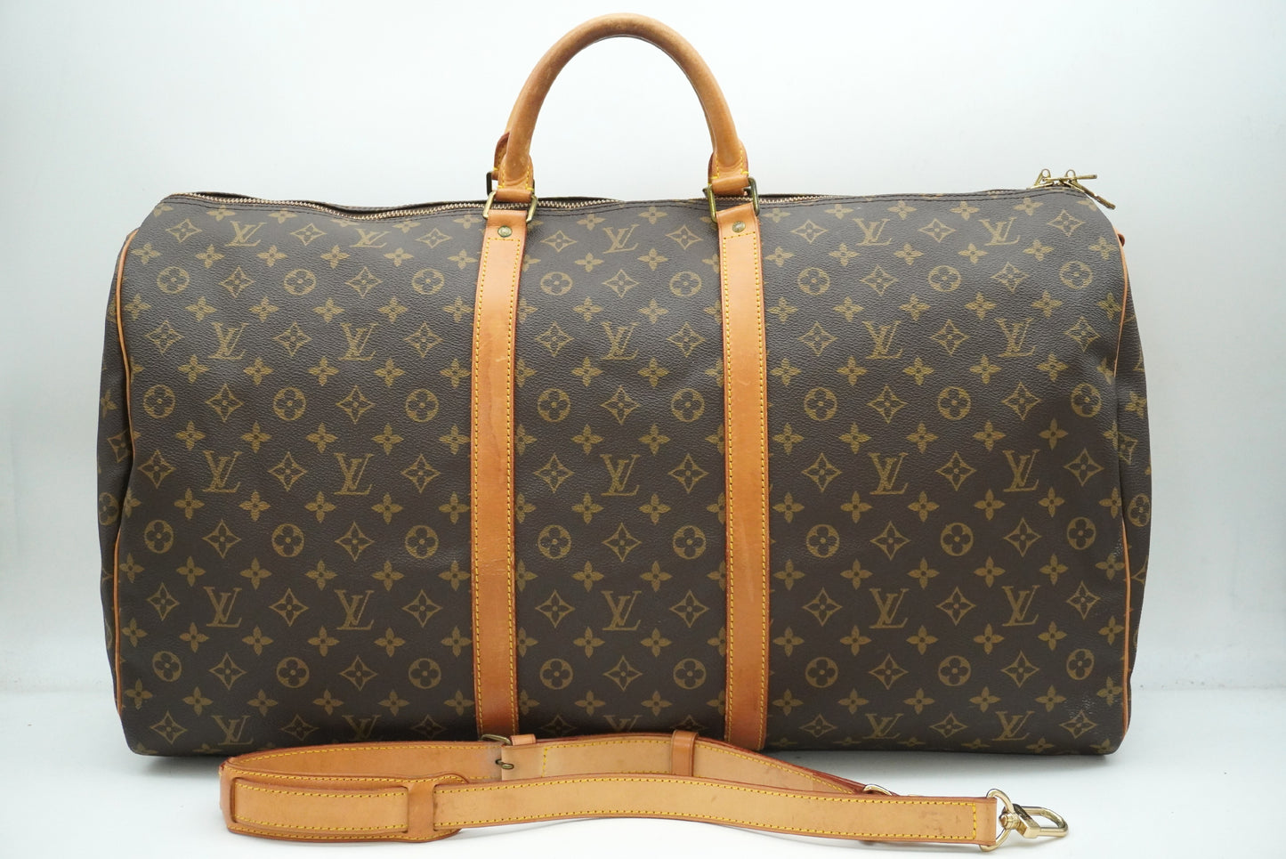 LOUIS VUITTON Monogram Keepall Bandouliere 60 M41412 Shoulder Strap Boston Bag