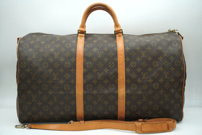 LOUIS VUITTON Monogram Keepall Bandouliere 60 M41412 Shoulder Strap Boston Bag