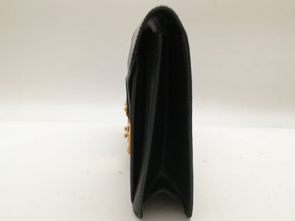LOUIS VUITTON Epi Pochette Serie Dragonne M52612 Noir Clutch Bag