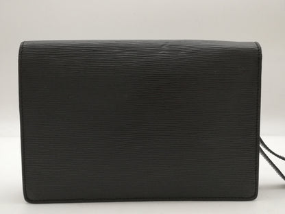 LOUIS VUITTON Epi Pochette Serie Dragonne M52612 Noir Clutch Bag