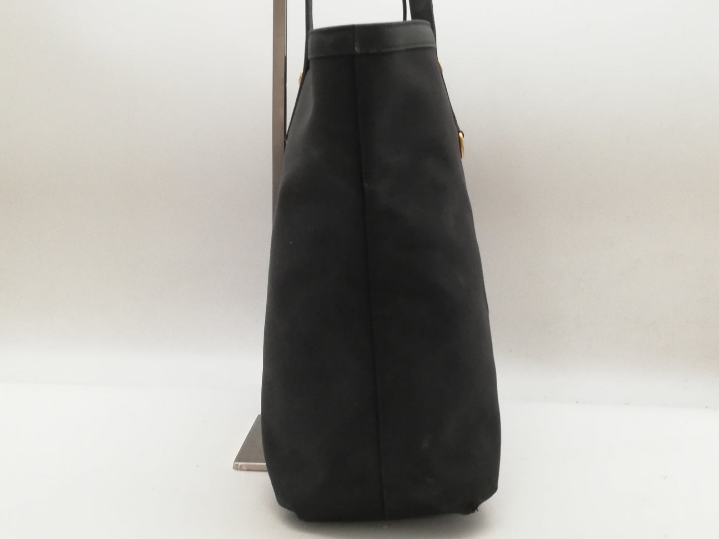 PRADA Logo Jacquard Black Tote Bag