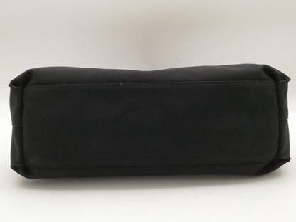 PRADA Logo Jacquard Black Tote Bag