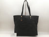 PRADA Logo Jacquard Black Tote Bag